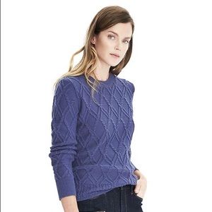 BR Todd & Duncan Cable Crew-Neck Cashmere Sweater